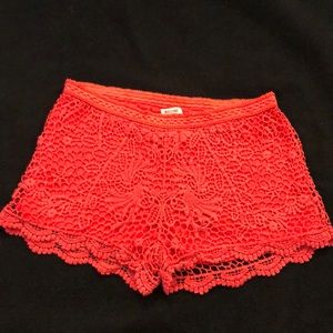 Mossimo Hot Pink Knit Shorts
